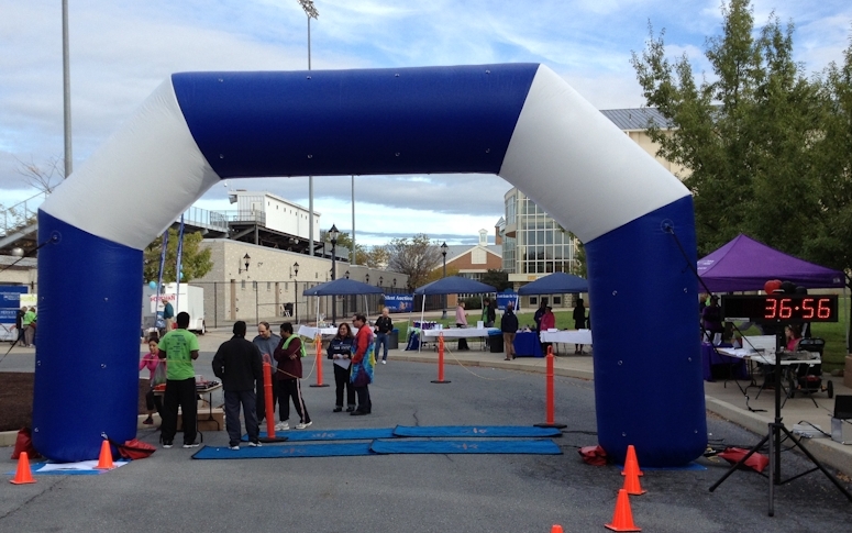 inflatable arch timer tent rental sound system equipment rental race rentals